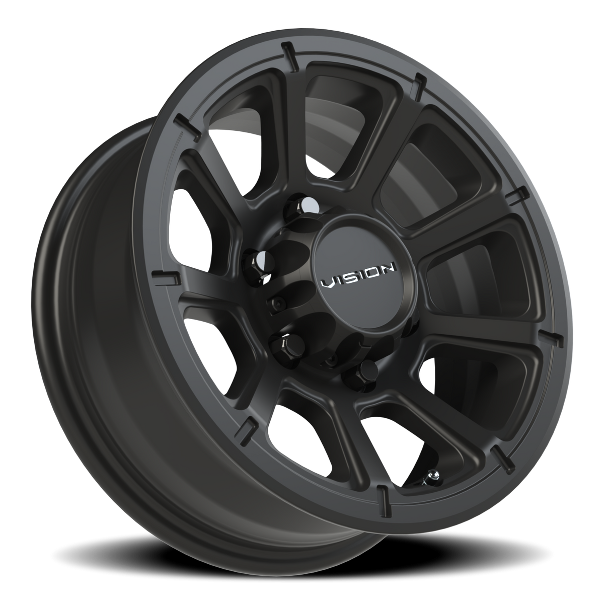 Vision Wheel 353 Matte Black 15x6 0 6x139.7mm 108mm - Wheelwiz