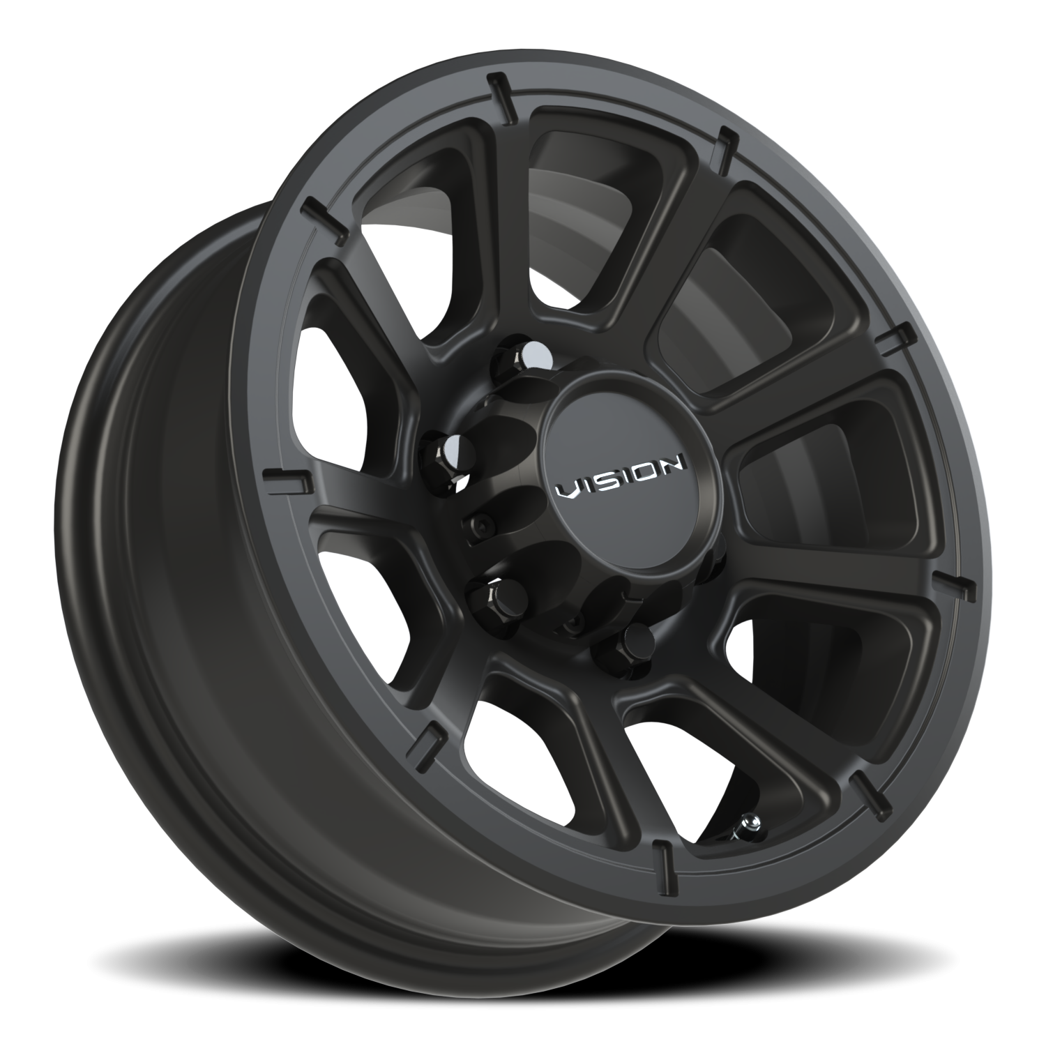 Vision Wheel 353 Matte Black 15x6 0 6x139.7mm 108mm - Wheelwiz