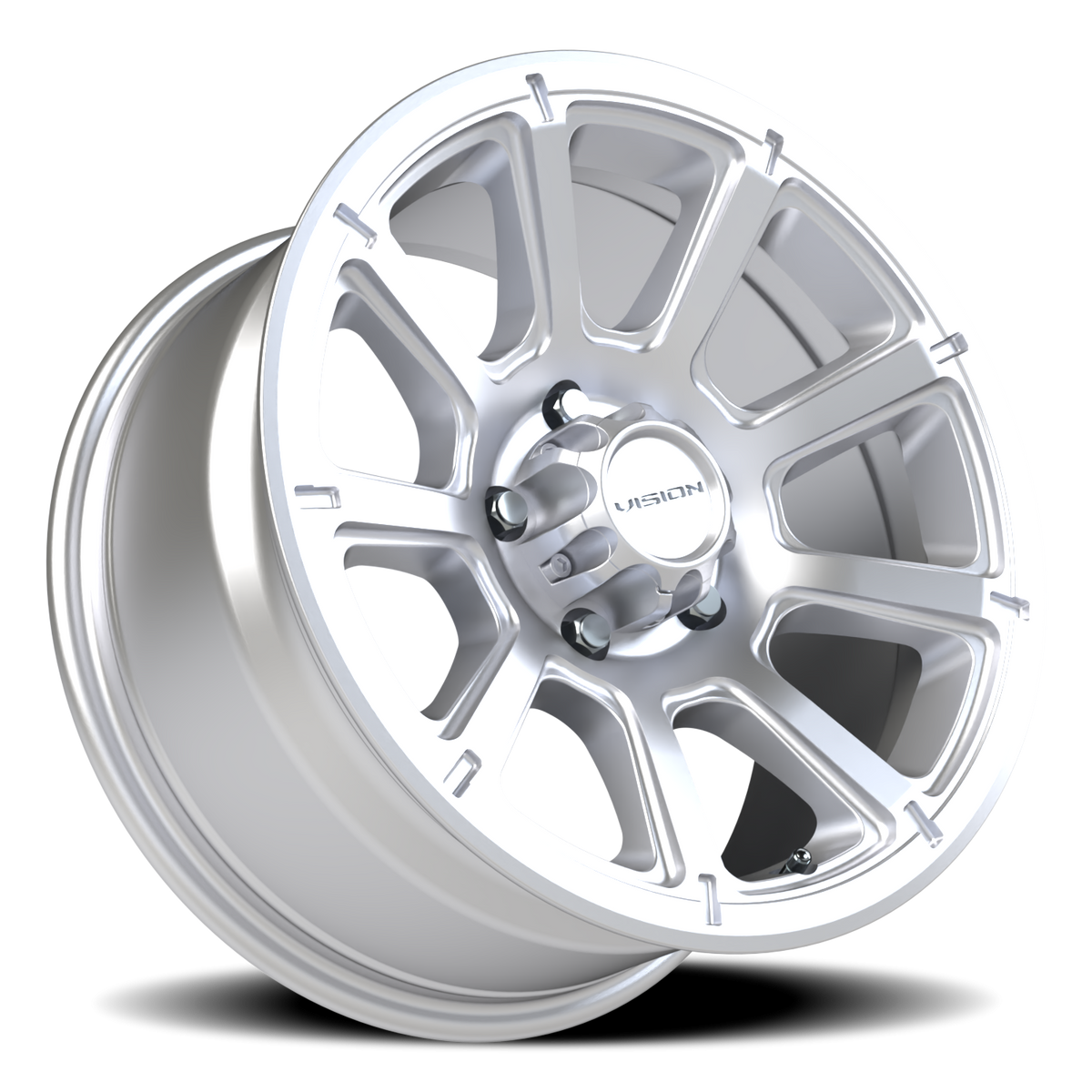 Vision Wheel 353 Winter Paint-Silver( Salt Resistant) 17x8.5 -6 5x127mm 78.1mm - Wheelwiz
