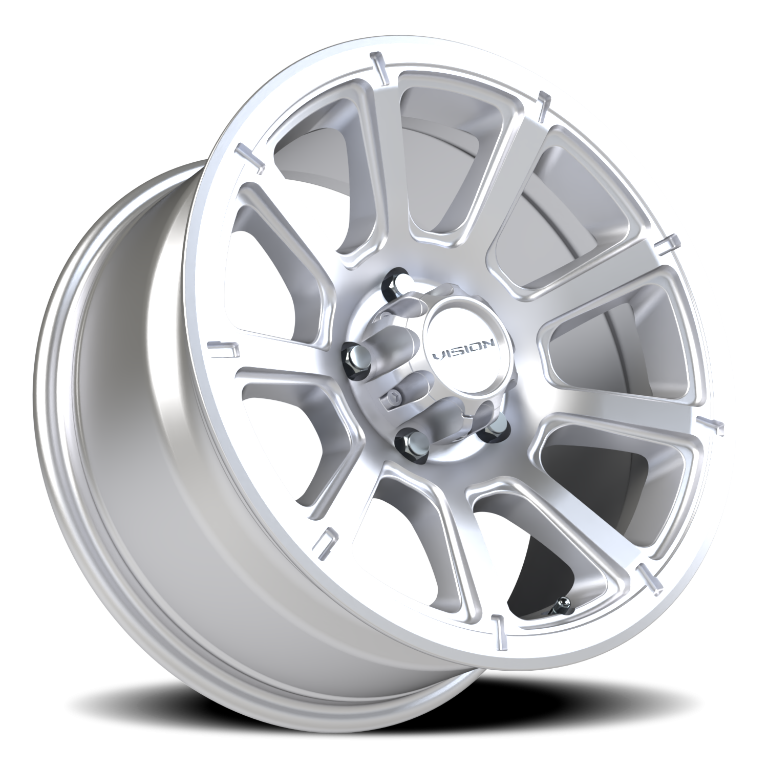 Vision Wheel 353 Winter Paint-Silver( Salt Resistant) 17x8.5 -6 5x127mm 78.1mm - Wheelwiz