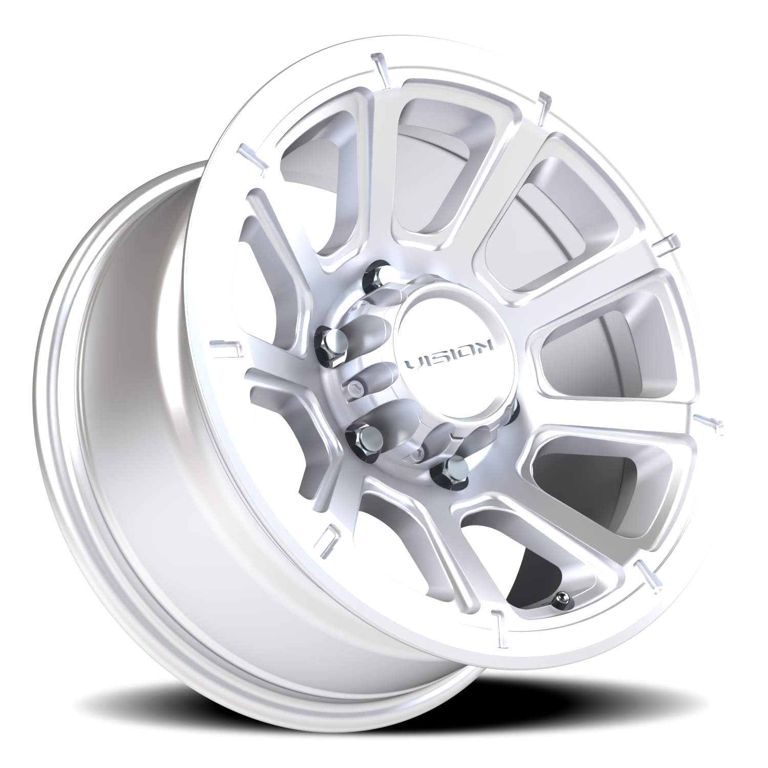 Vision Wheel 353 Winter Paint-Silver( Salt Resistant) 16x8 0 6x139.7mm 106.2mm - Wheelwiz