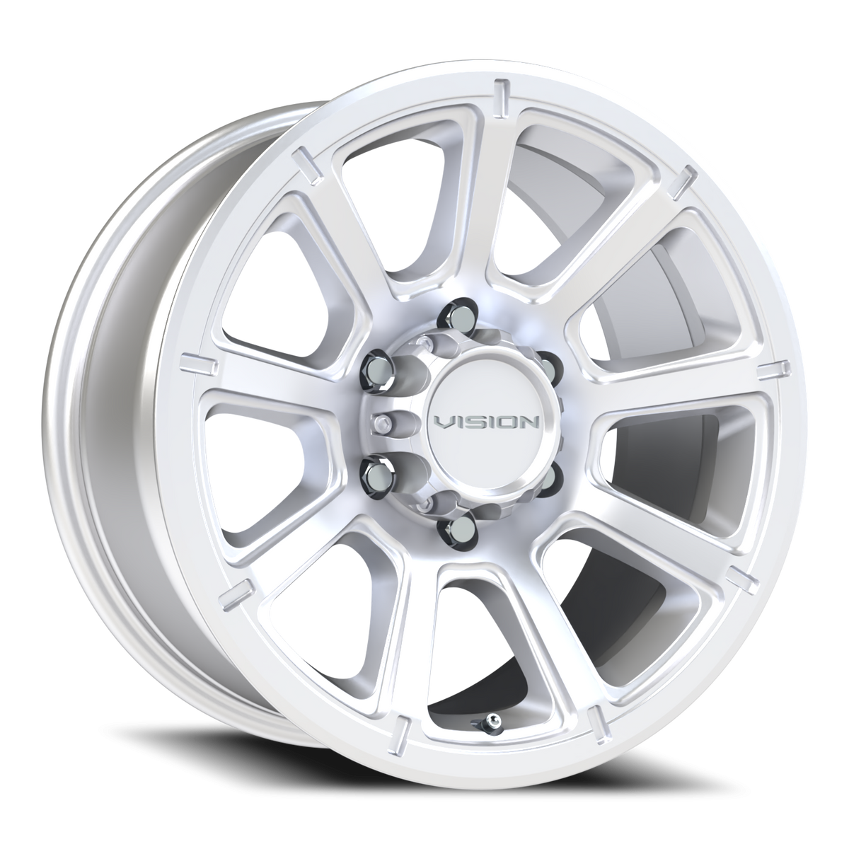 Vision Wheel 353 Winter Paint-Silver( Salt Resistant) 17x8.5 +18 6x139.7mm 106.2mm - Wheelwiz