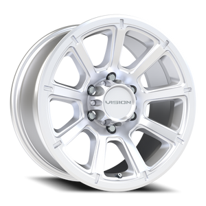 Vision Wheel 353 Winter Paint-Silver( Salt Resistant) 17x8.5 +18 6x139.7mm 106.2mm - Wheelwiz