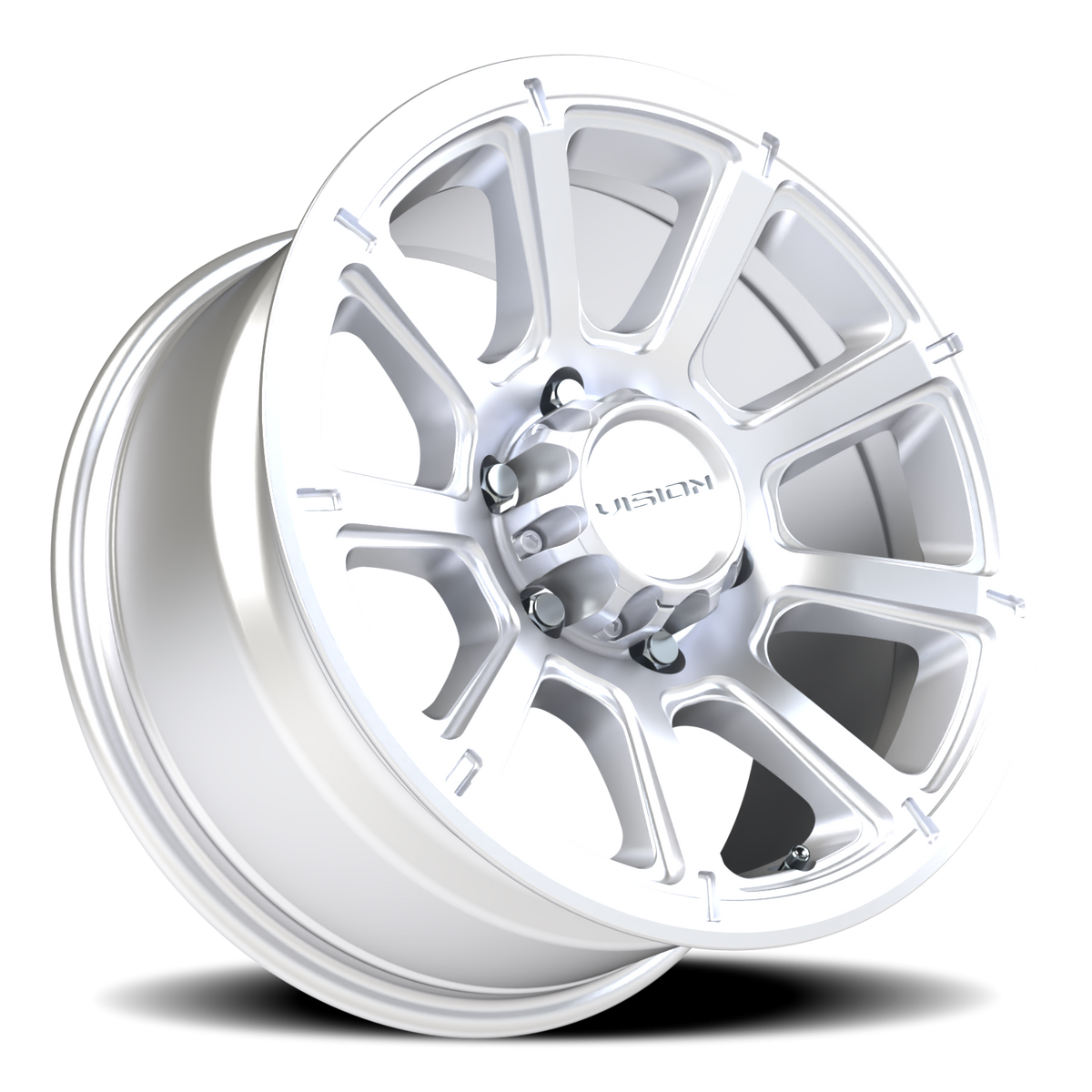 Vision Wheel 353 Winter Paint-Silver( Salt Resistant) 17x8.5 +18 6x139.7mm 106.2mm - Wheelwiz