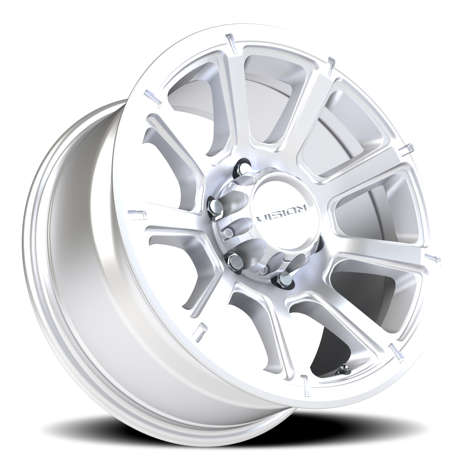 Vision Wheel 353 Winter Paint-Silver( Salt Resistant) 17x8.5 +18 6x139.7mm 106.2mm - Wheelwiz