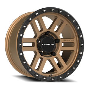 Vision Wheel 354 Bronze 17x9 +12 5x150mm 110.2mm - Wheelwiz