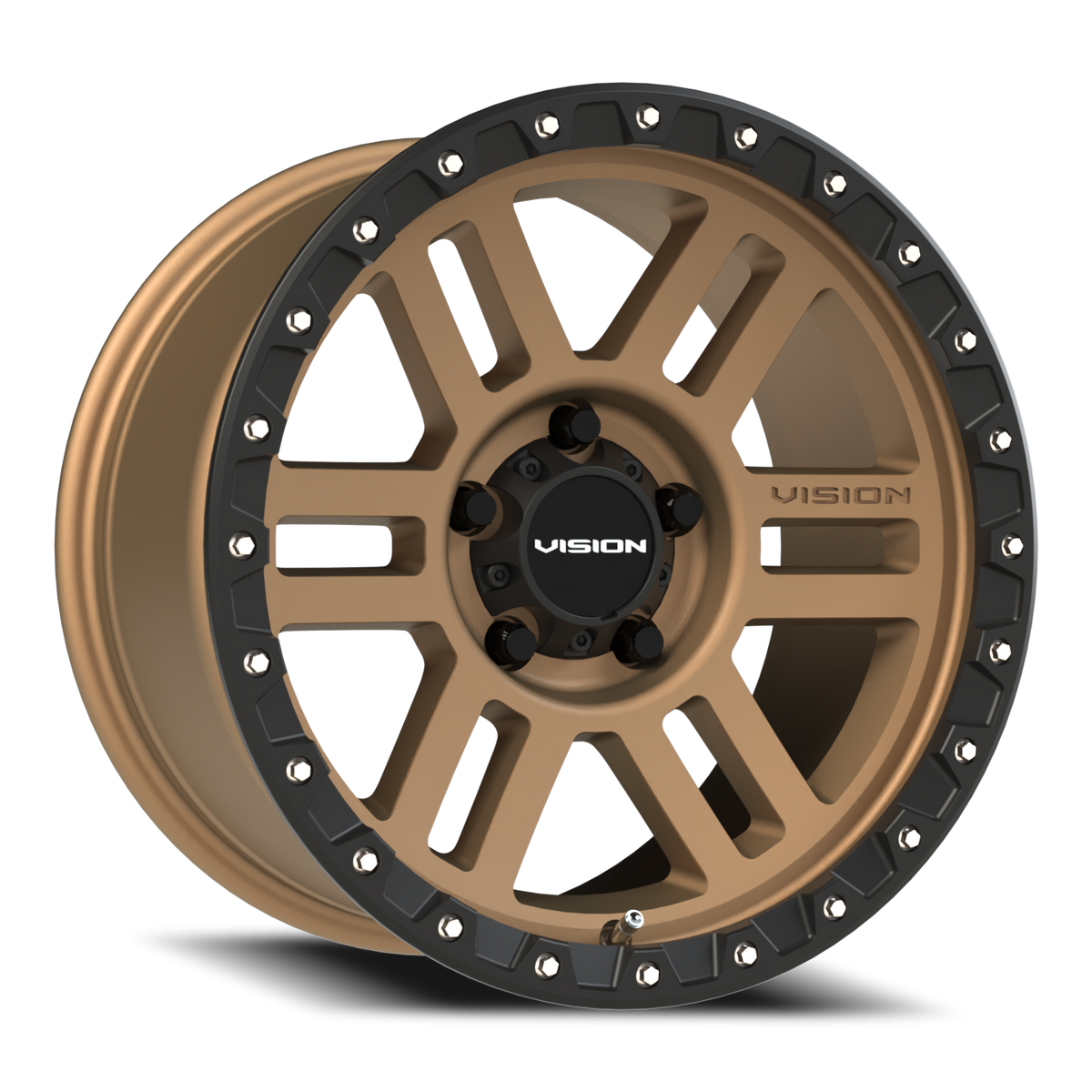 Vision Wheel 354 Bronze 17x9 -12 5x127mm 78.1mm - Wheelwiz