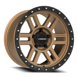 Vision Wheel 354 Bronze 17x9 -12 5x127mm 78.1mm - Wheelwiz