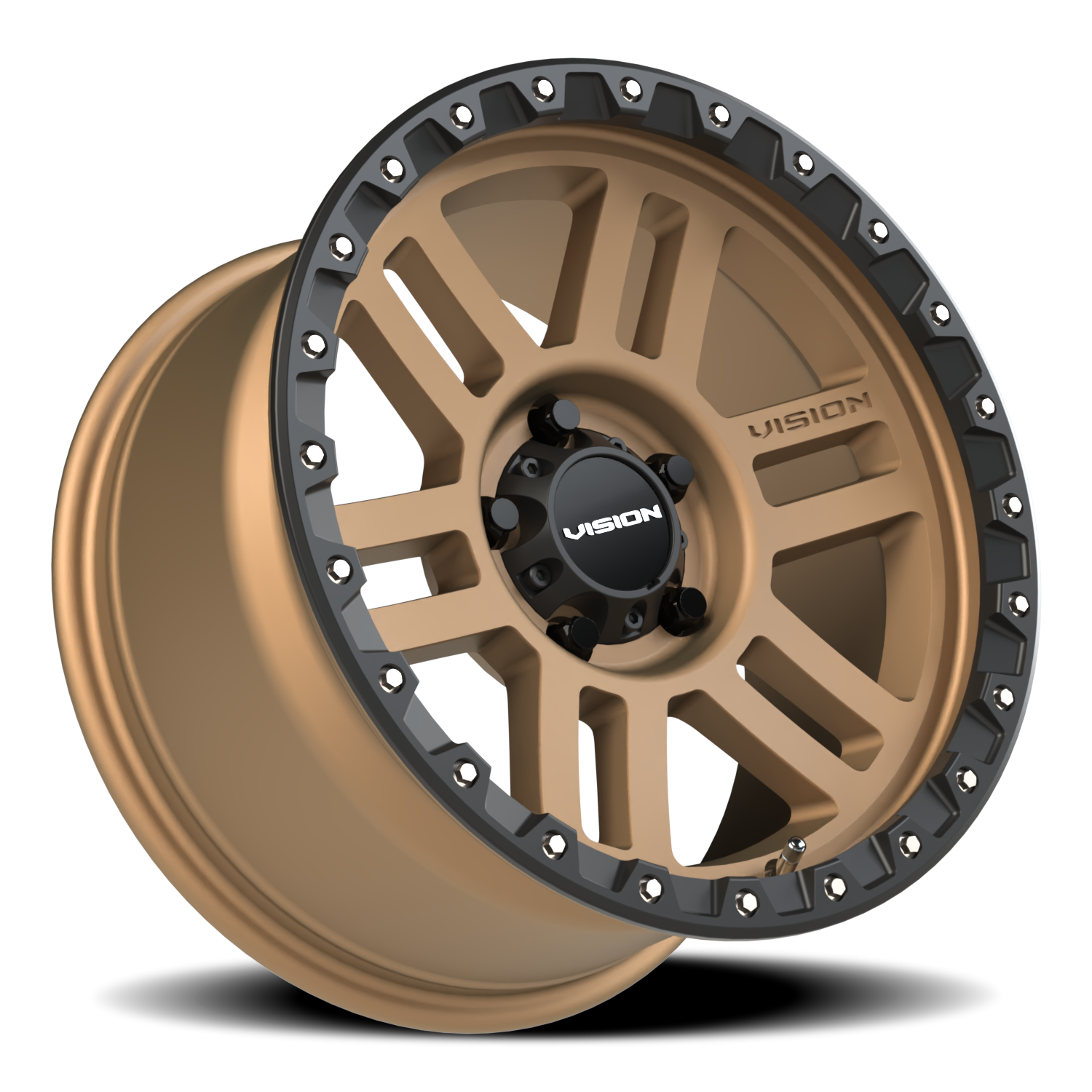 Vision Wheel 354 Bronze 17x9 -12 5x127mm 78.1mm - Wheelwiz