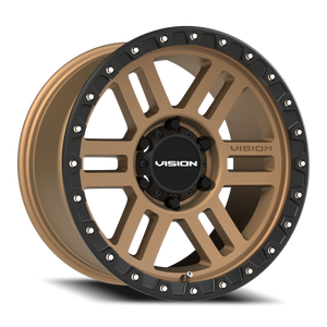 Vision Wheel 354 Bronze 17x9 +12 6x139.7mm 106.2mm - Wheelwiz