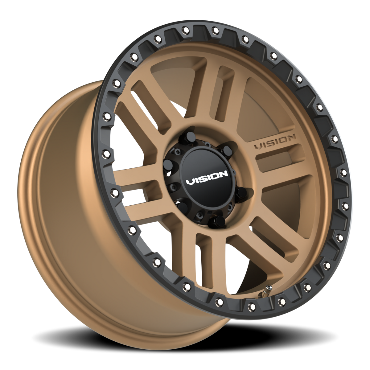 Vision Wheel 354 Bronze 17x9 +12 6x139.7mm 106.2mm - Wheelwiz