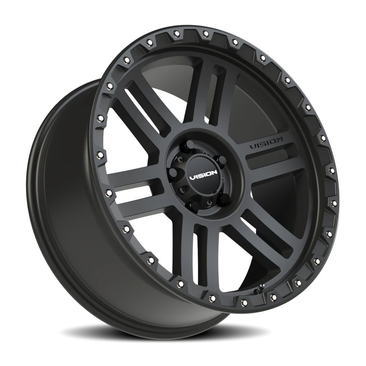 Vision Wheel 354 Satin Black 20x9 +10 5x127mm 78.1mm - Wheelwiz
