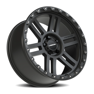 Vision Wheel 354 Satin Black 20x9 +10 5x127mm 78.1mm - Wheelwiz