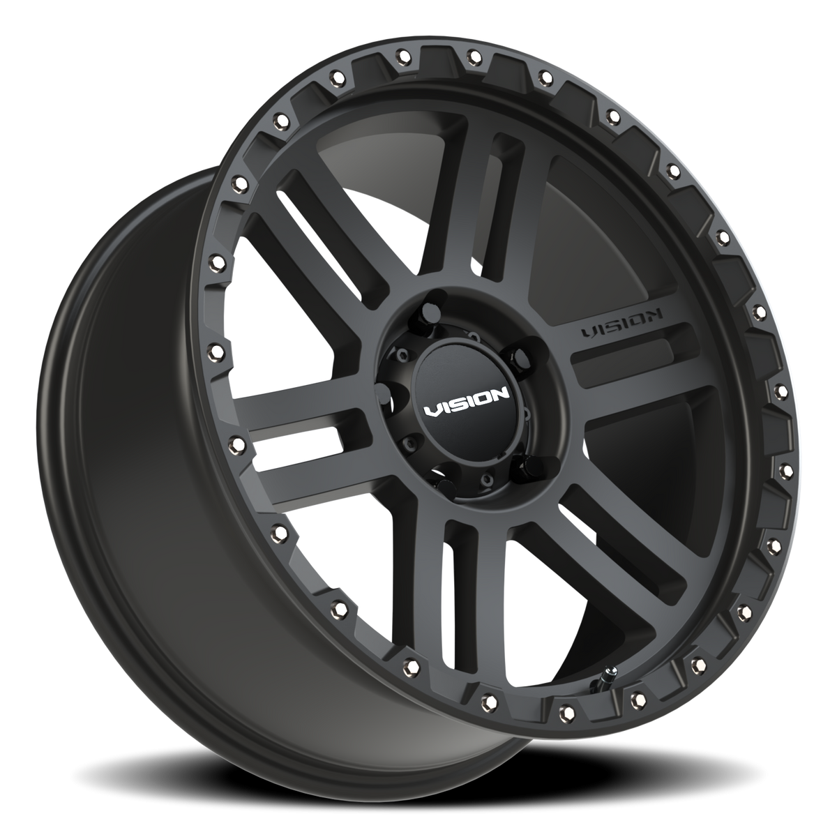 Vision Wheel 354 Satin Black 20x9 -12 5x139.7mm 108mm - Wheelwiz