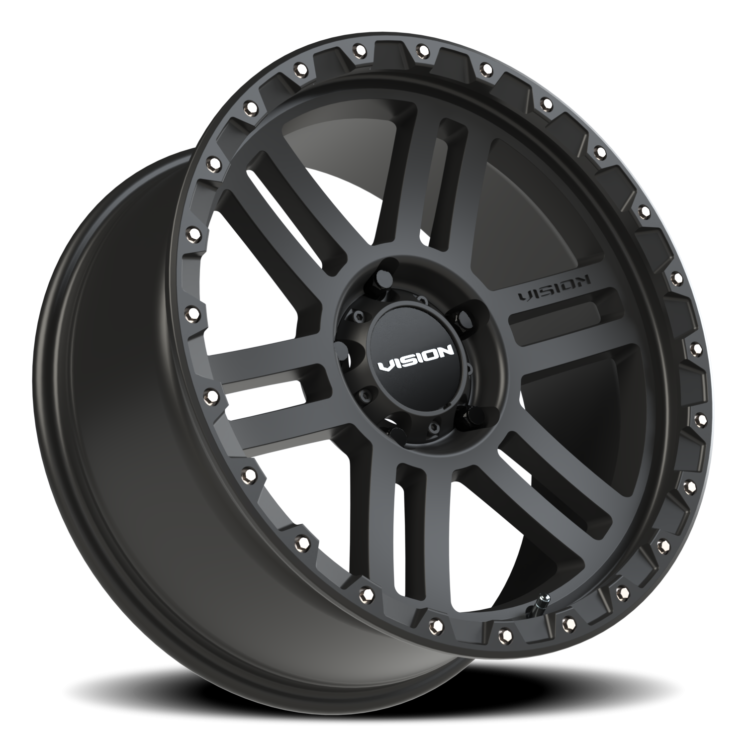 Vision Wheel 354 Satin Black 20x9 -12 5x139.7mm 108mm - Wheelwiz