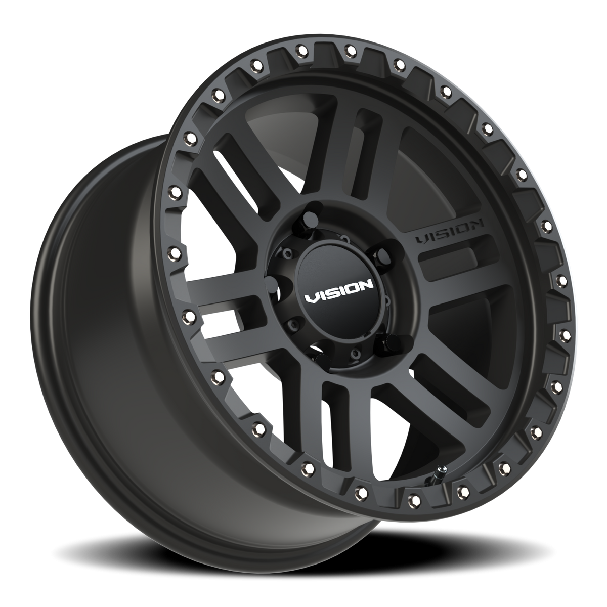 Vision Wheel 354 Satin Black 17x9 -12 5x139.7mm 108mm - Wheelwiz