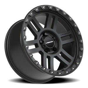 Vision Wheel 354 Satin Black 18x9 +12 5x114.3mm 83mm - Wheelwiz