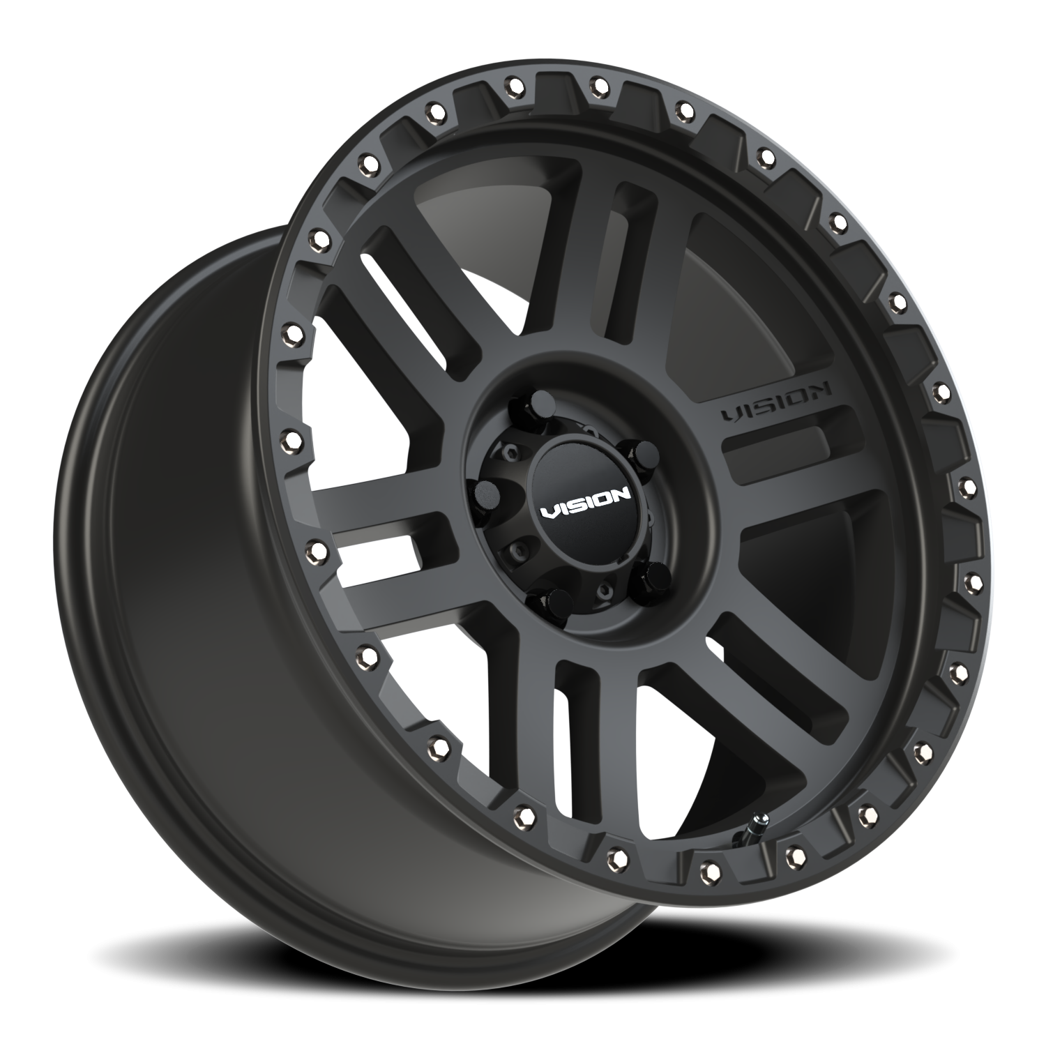 Vision Wheel 354 Satin Black 18x9 -12 5x127mm 78.1mm - Wheelwiz