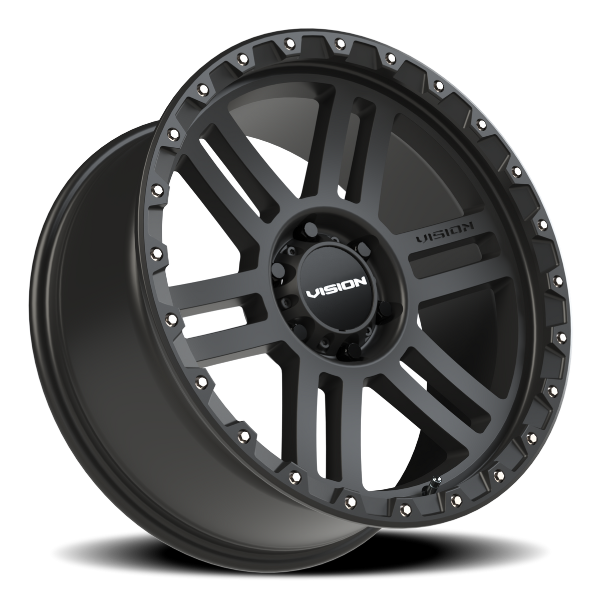 Vision Wheel 354 Satin Black 20x9 +12 6x139.7mm 106.2mm - Wheelwiz