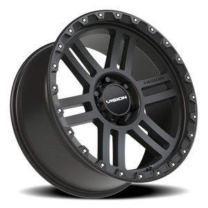 Vision Wheel 354 Satin Black 20x9 +12 6x139.7mm 106.2mm - Wheelwiz