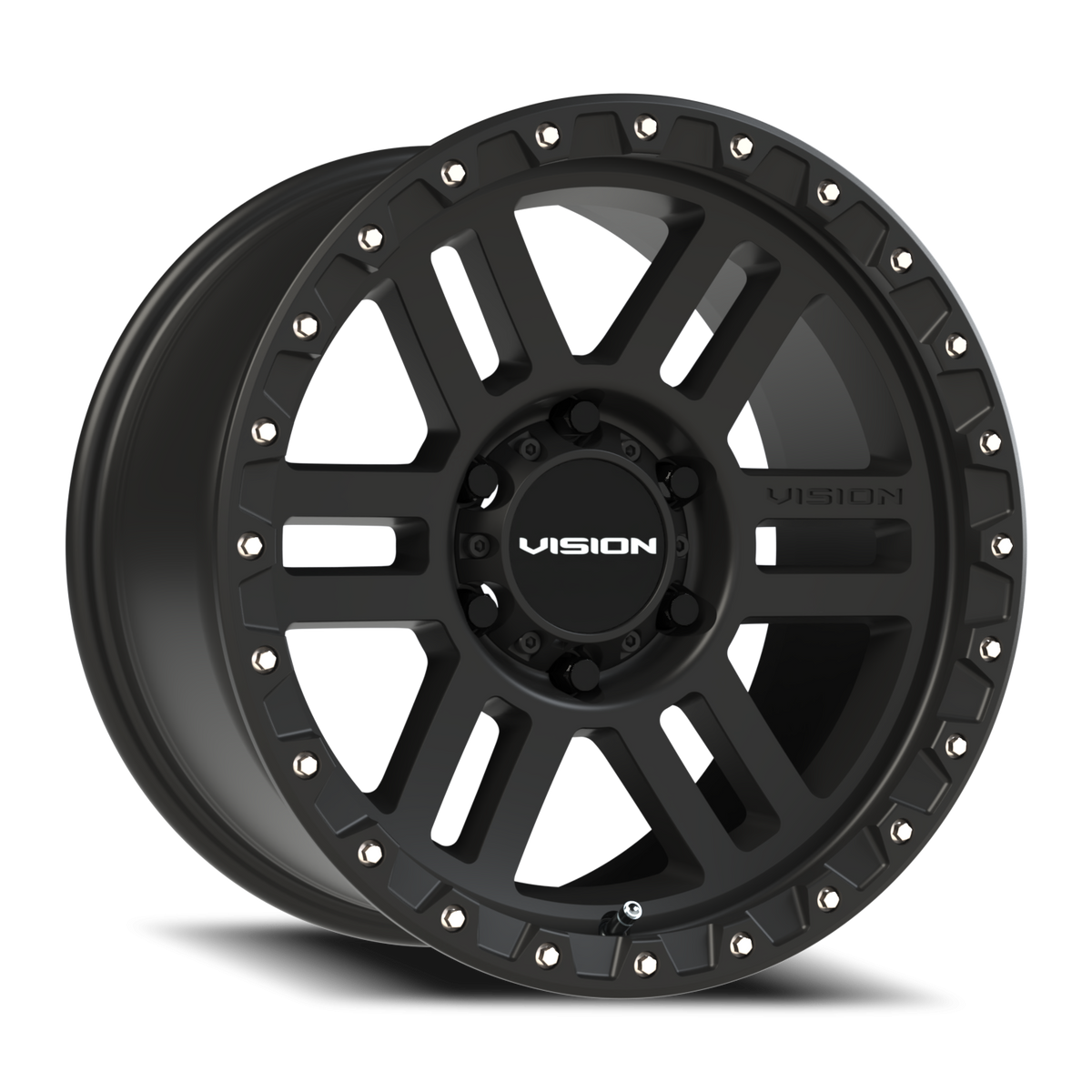 Vision Wheel 354 Satin Black 17x9 +12 6x139.7mm 106.2mm - Wheelwiz