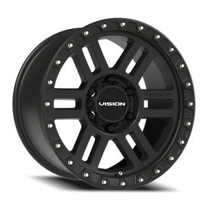 Vision Wheel 354 Satin Black 17x9 +12 6x139.7mm 106.2mm - Wheelwiz