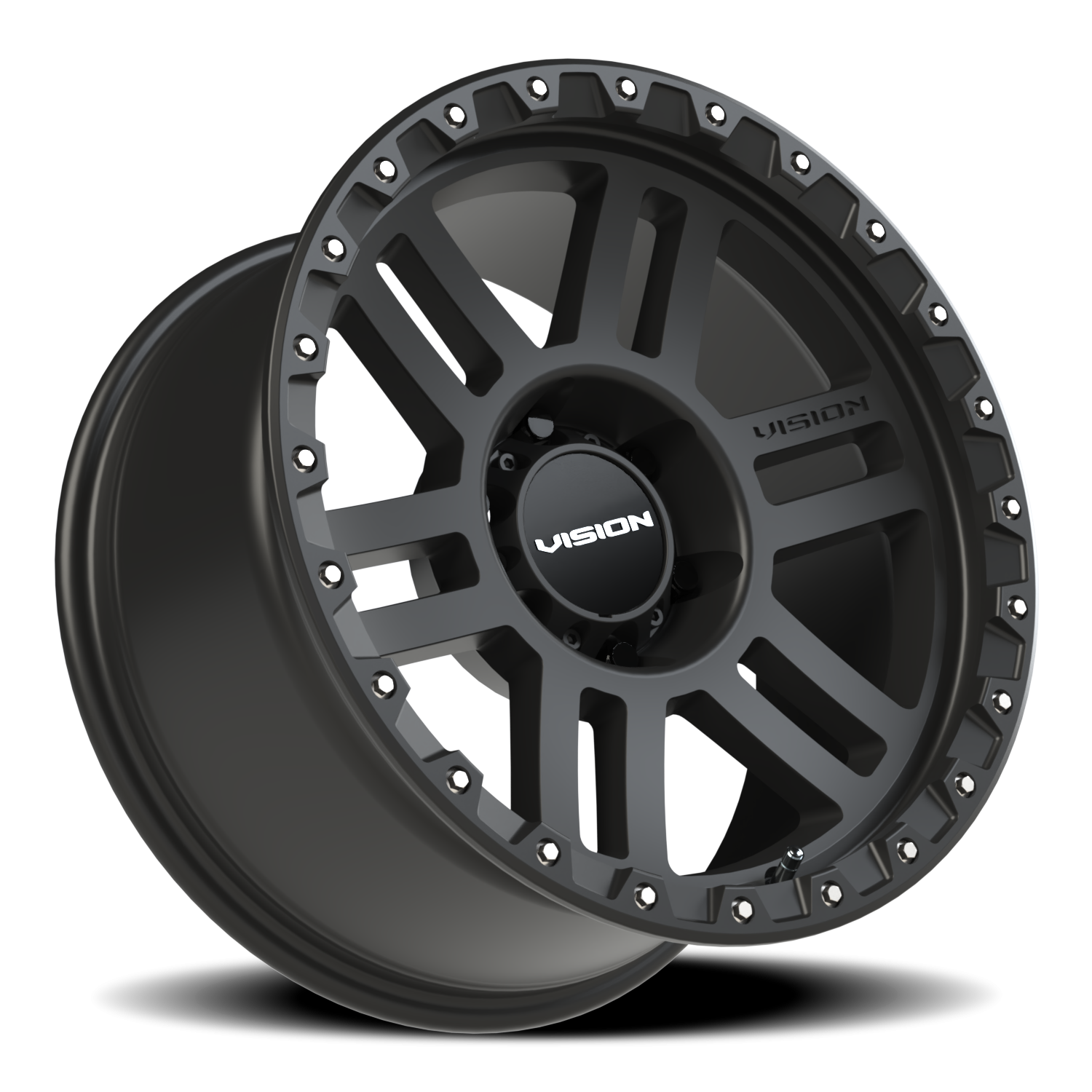 Vision Wheel 354 Satin Black 18x9 +12 6x139.7mm 106.2mm - Wheelwiz