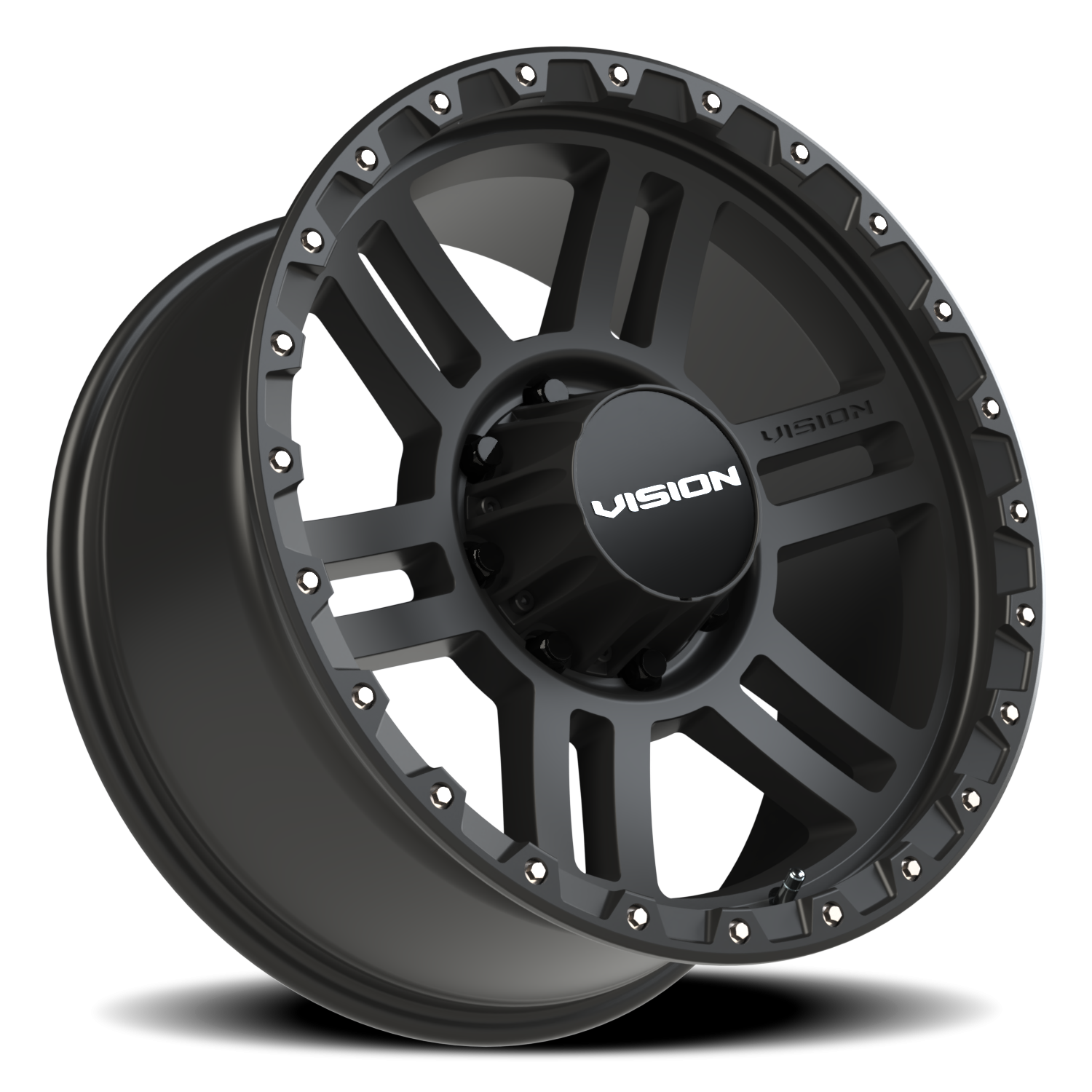 Vision Wheel 354 Satin Black 20x9 -12 8x170mm 125.2mm - Wheelwiz
