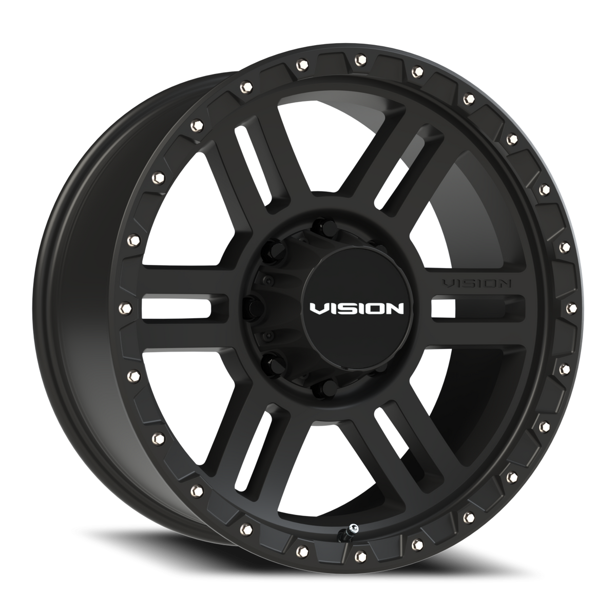 Vision Wheel 354 Satin Black 20x9 +12 8x165.1mm 125.2mm - Wheelwiz
