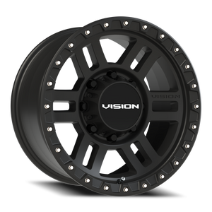 Vision Wheel 354 Satin Black 17x9 -12 8x170mm 125.2mm - Wheelwiz