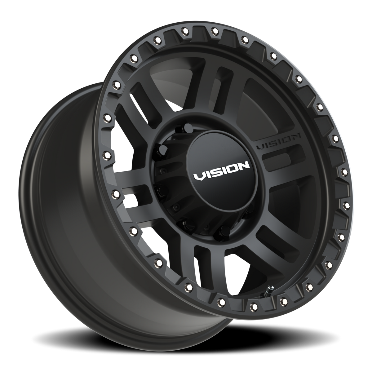 Vision Wheel 354 Satin Black 17x9 -12 8x170mm 125.2mm - Wheelwiz