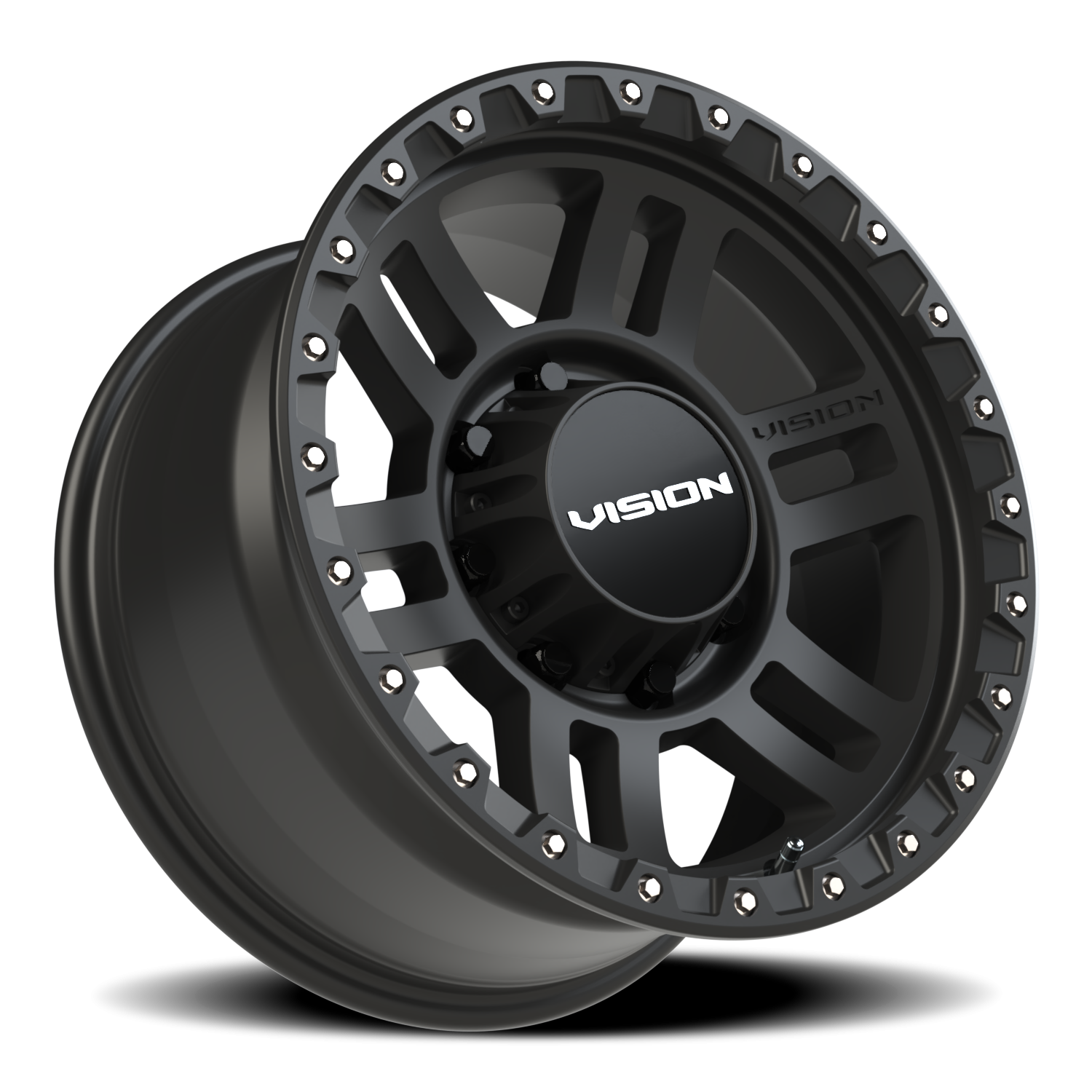 Vision Wheel 354 Satin Black 17x9 -12 8x170mm 125.2mm - Wheelwiz