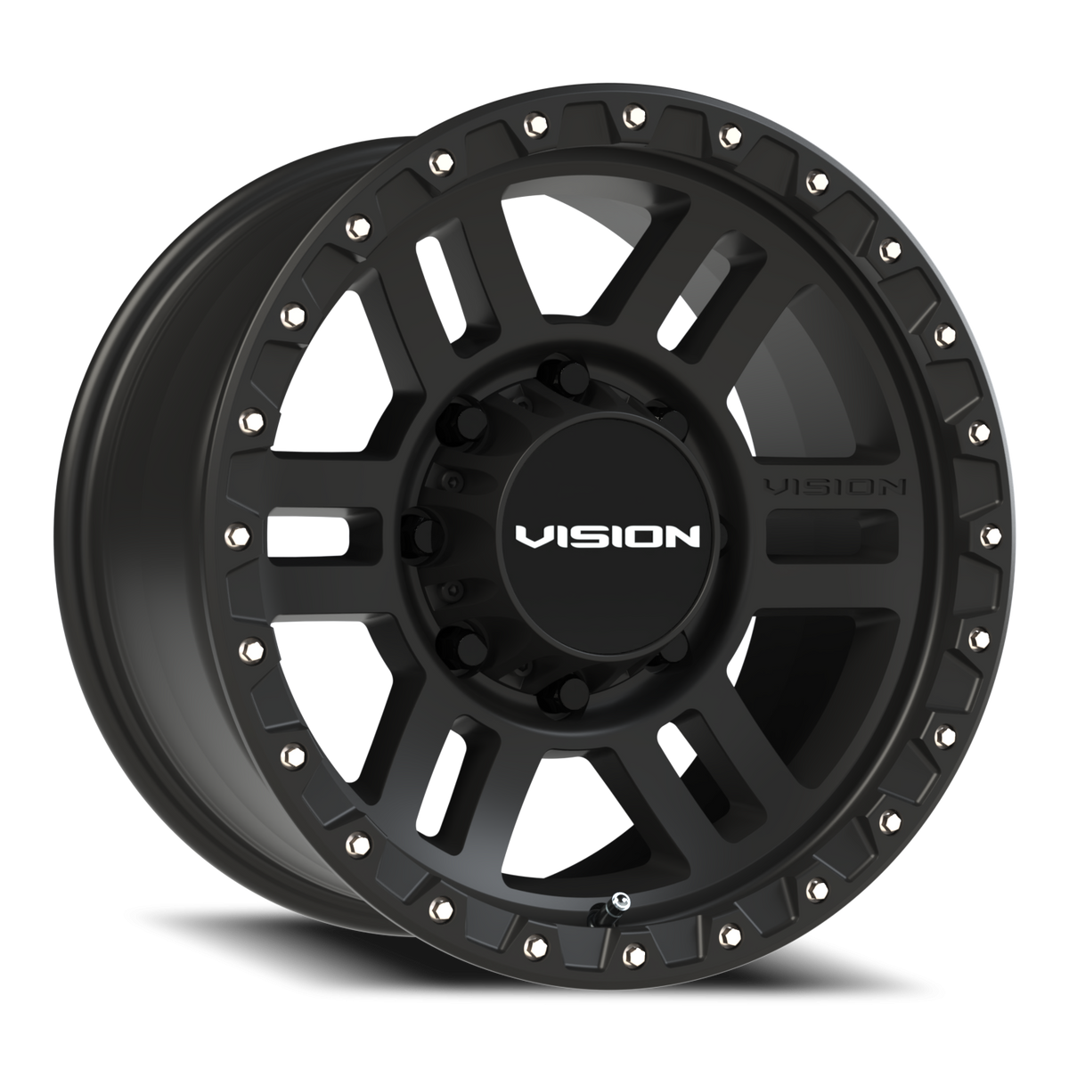 Vision Wheel 354 Satin Black 17x9 +12 8x165.1mm 125.2mm - Wheelwiz