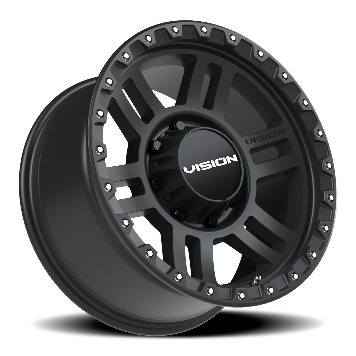 Vision Wheel 354 Satin Black 18x9 -12 8x170mm 125.2mm - Wheelwiz