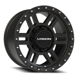 Vision Wheel 354 Satin Black 18x9 -12 8x165.1mm 125.2mm - Wheelwiz