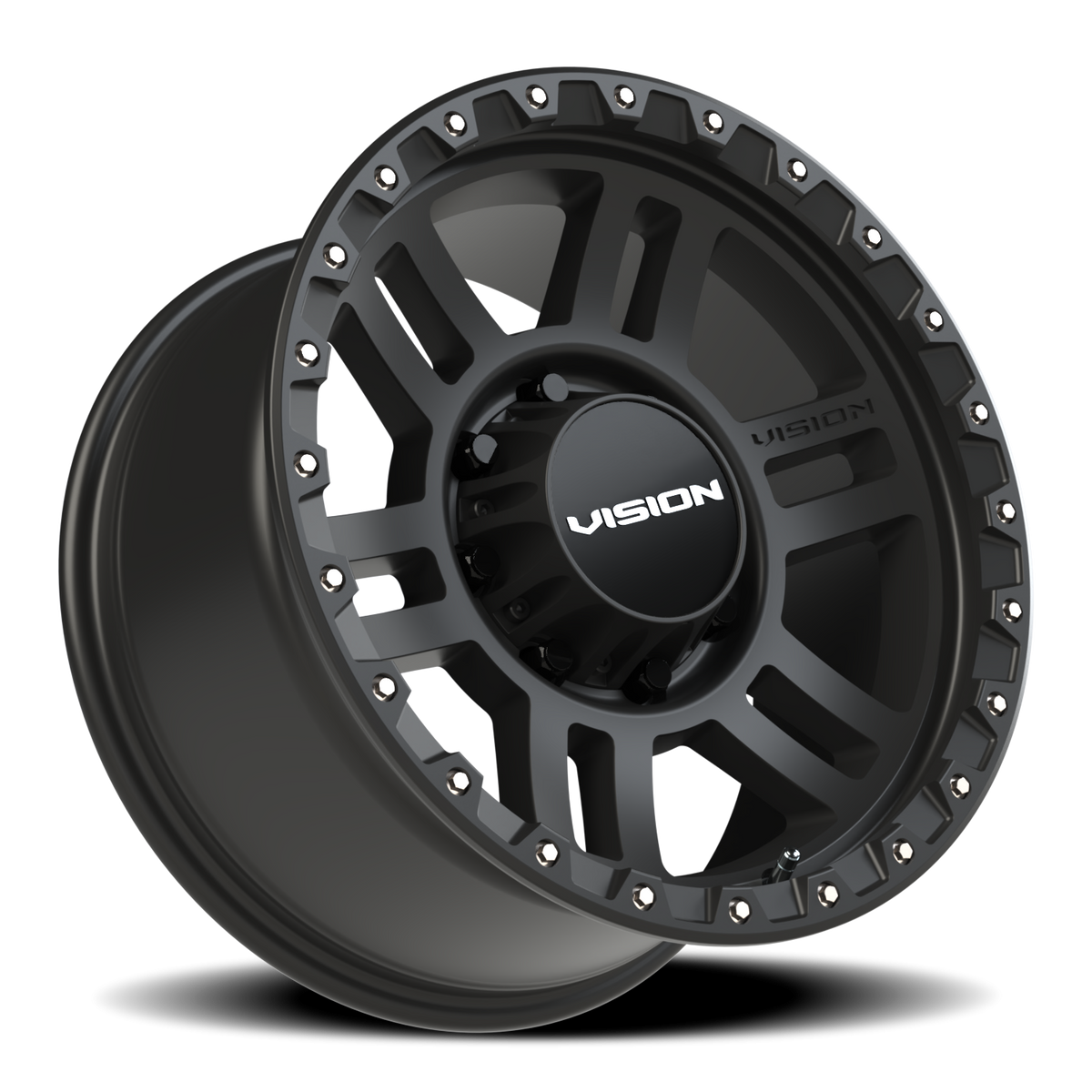 Vision Wheel 354 Satin Black 18x9 +12 8x165.1mm 125.2mm - Wheelwiz