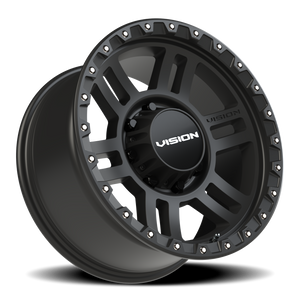 Vision Wheel 354 Satin Black 18x9 +12 8x180mm 124.2mm - Wheelwiz