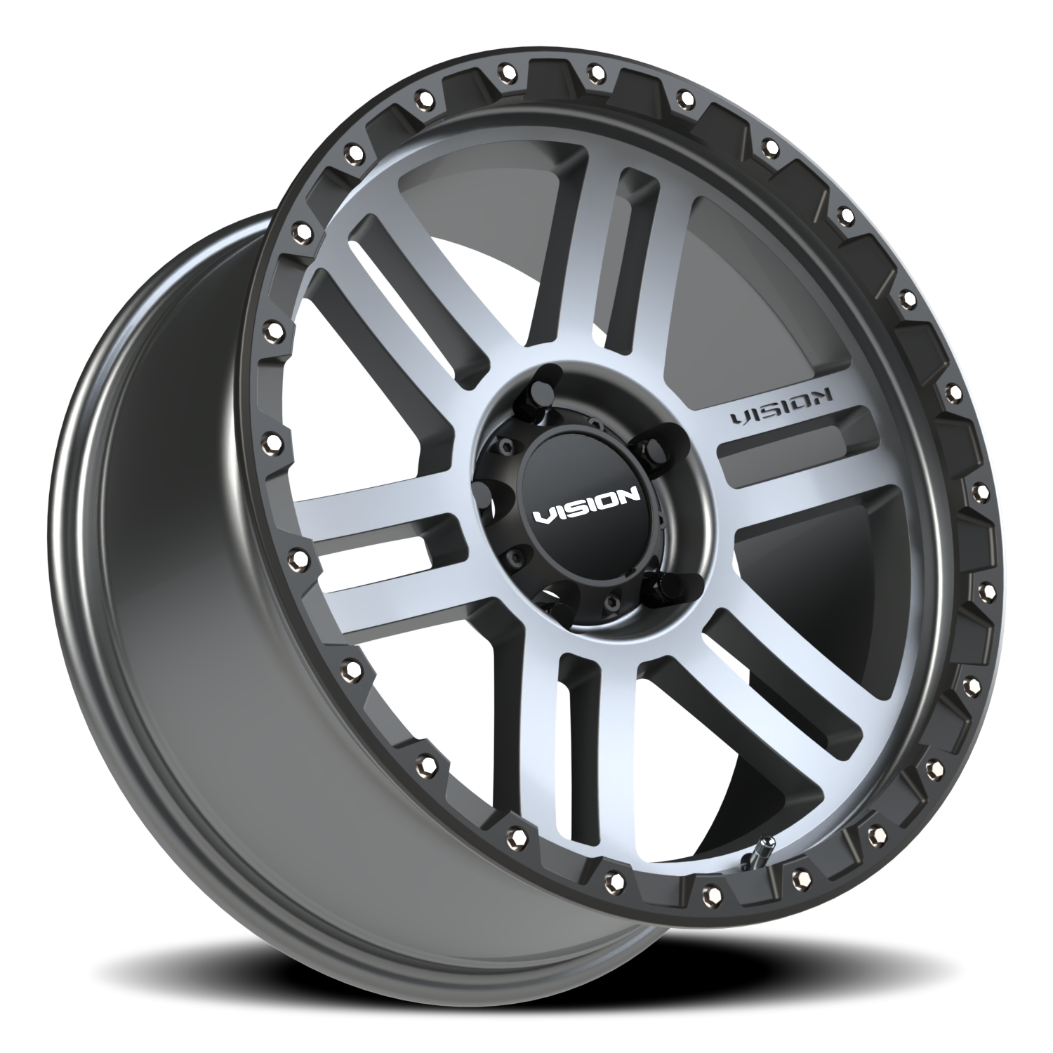 Vision Wheel 354 Satin Grey 20x9 +12 5x150mm 110.2mm - Wheelwiz