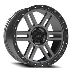 Vision Wheel 354 Satin Grey 20x9 +10 5x127mm 78.1mm - Wheelwiz