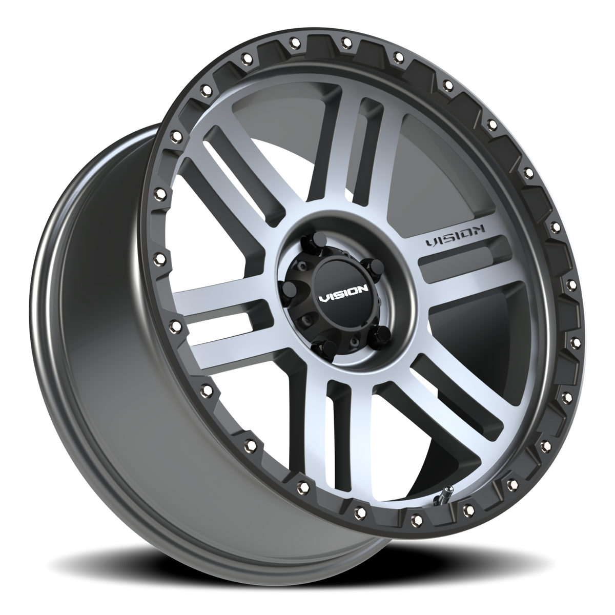 Vision Wheel 354 Satin Grey 20x9 +10 5x127mm 78.1mm - Wheelwiz