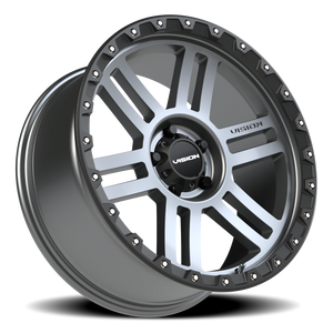 Vision Wheel 354 Satin Grey 20x9 +10 5x127mm 78.1mm - Wheelwiz