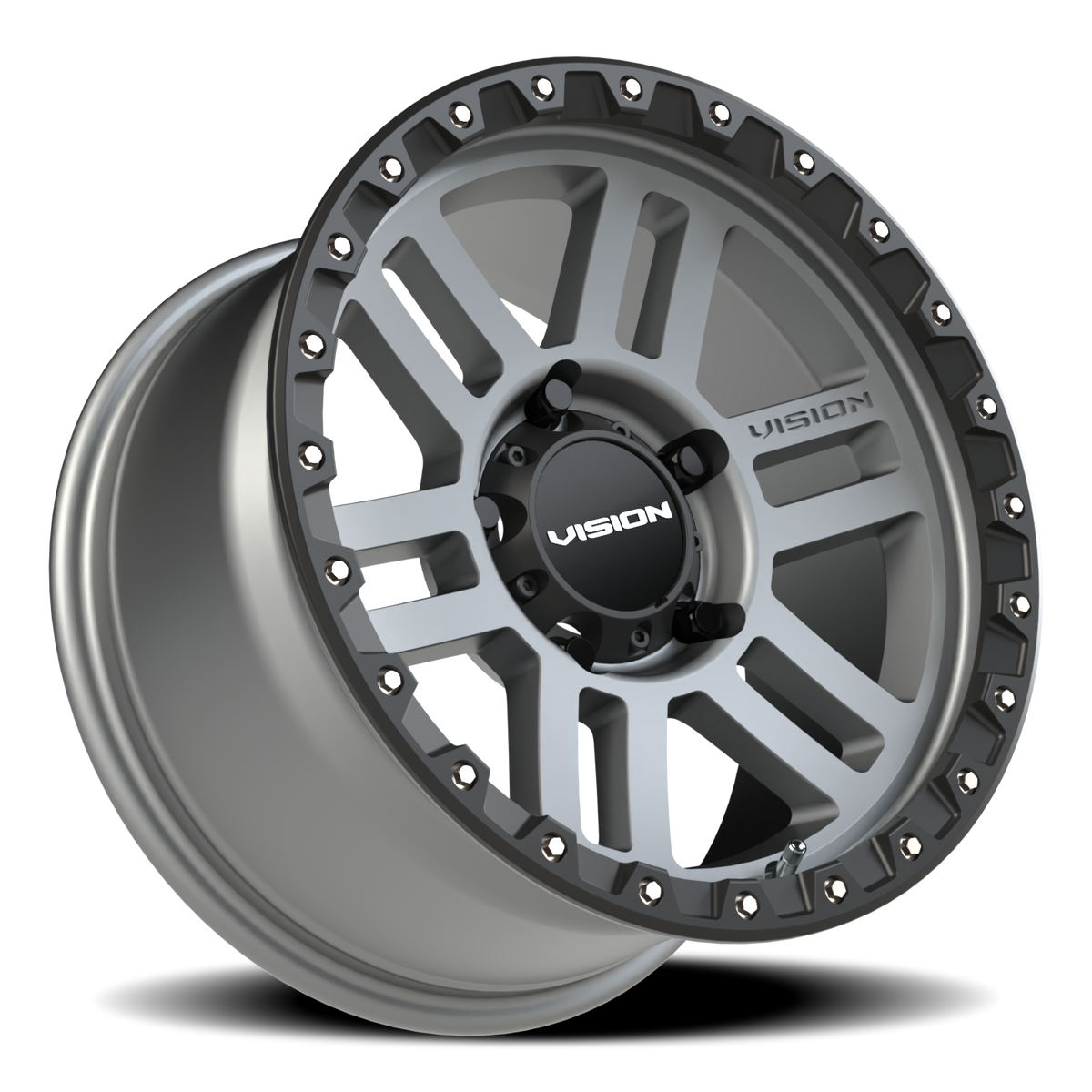 Vision Wheel 354 Satin Grey 17x9 +12 5x150mm 110.2mm - Wheelwiz