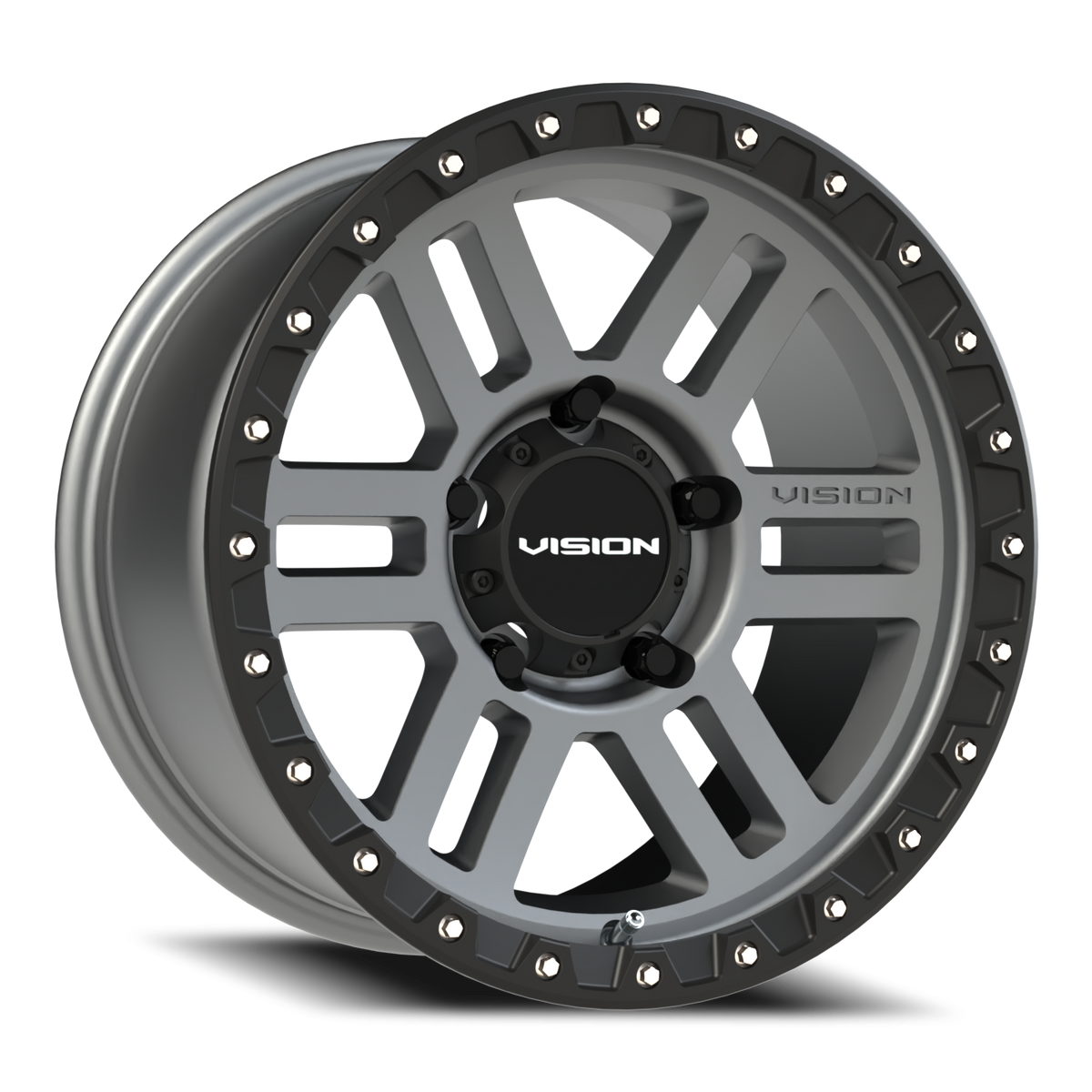 Vision Wheel 354 Satin Grey 17x9 -12 5x139.7mm 108mm - Wheelwiz