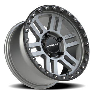 Vision Wheel 354 Satin Grey 17x9 -12 5x139.7mm 108mm - Wheelwiz