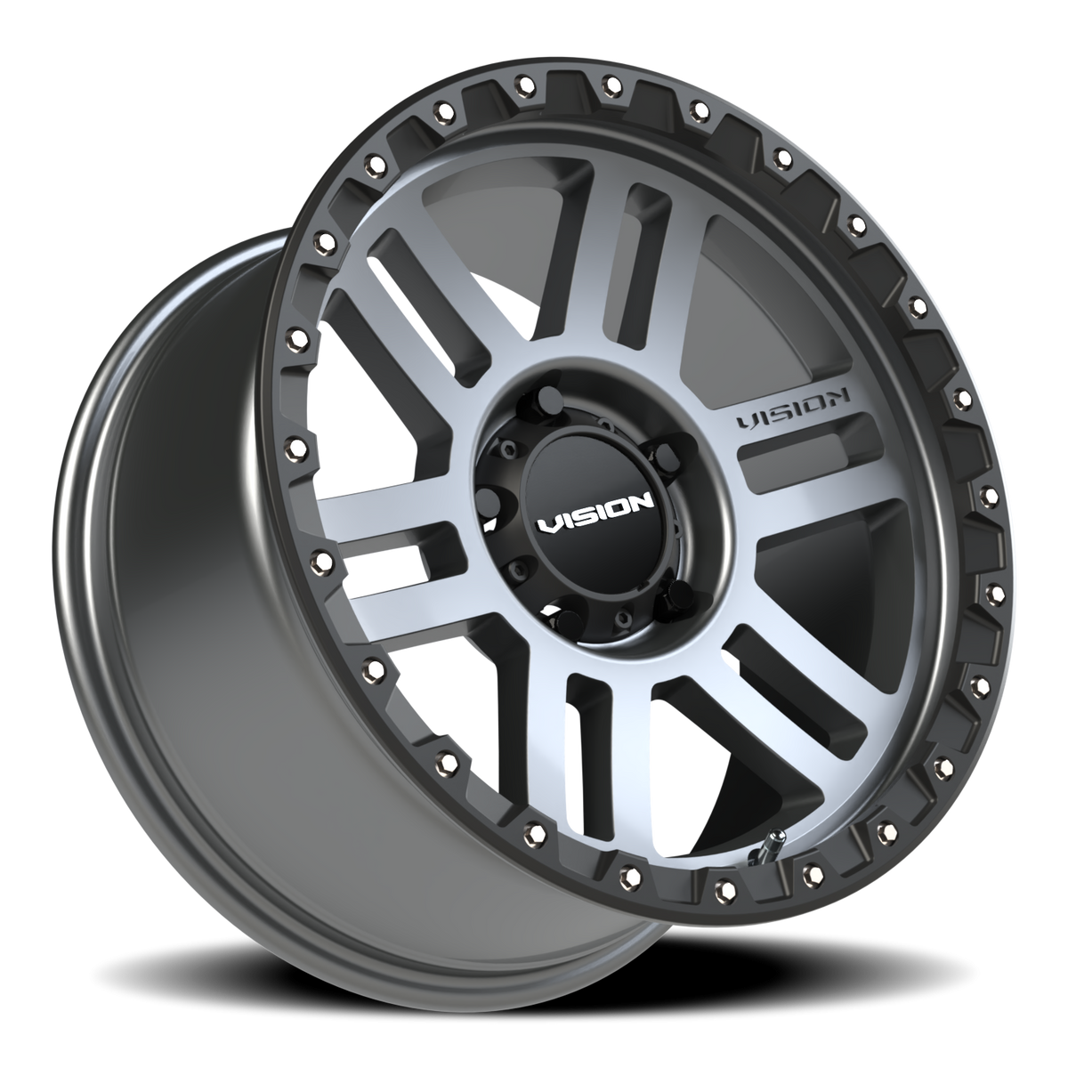 Vision Wheel 354 Satin Grey 18x9 +12 5x150mm 110.2mm - Wheelwiz