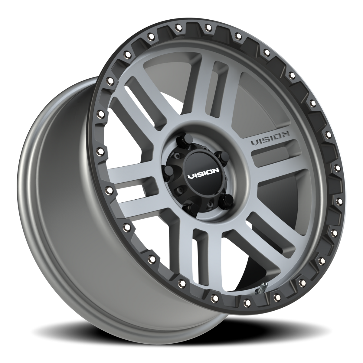 Vision Wheel 354 Satin Grey 18x9 +12 5x127mm 78.1mm - Wheelwiz