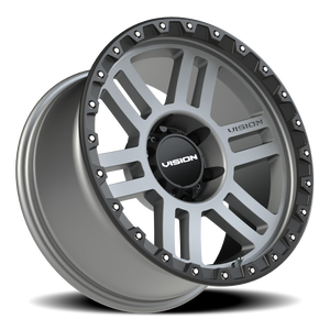 Vision Wheel 354 Satin Grey 18x9 +12 6x139.7mm 106.2mm - Wheelwiz