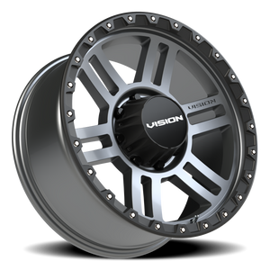 Vision Wheel 354 Satin Grey 20x9 +12 8x170mm 125.2mm - Wheelwiz