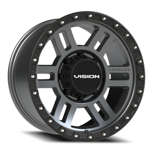 Vision Wheel 354 Satin Grey 18x9 +12 8x170mm 125.2mm - Wheelwiz