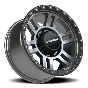 Vision Wheel 354 Satin Grey 18x9 +12 8x170mm 125.2mm - Wheelwiz